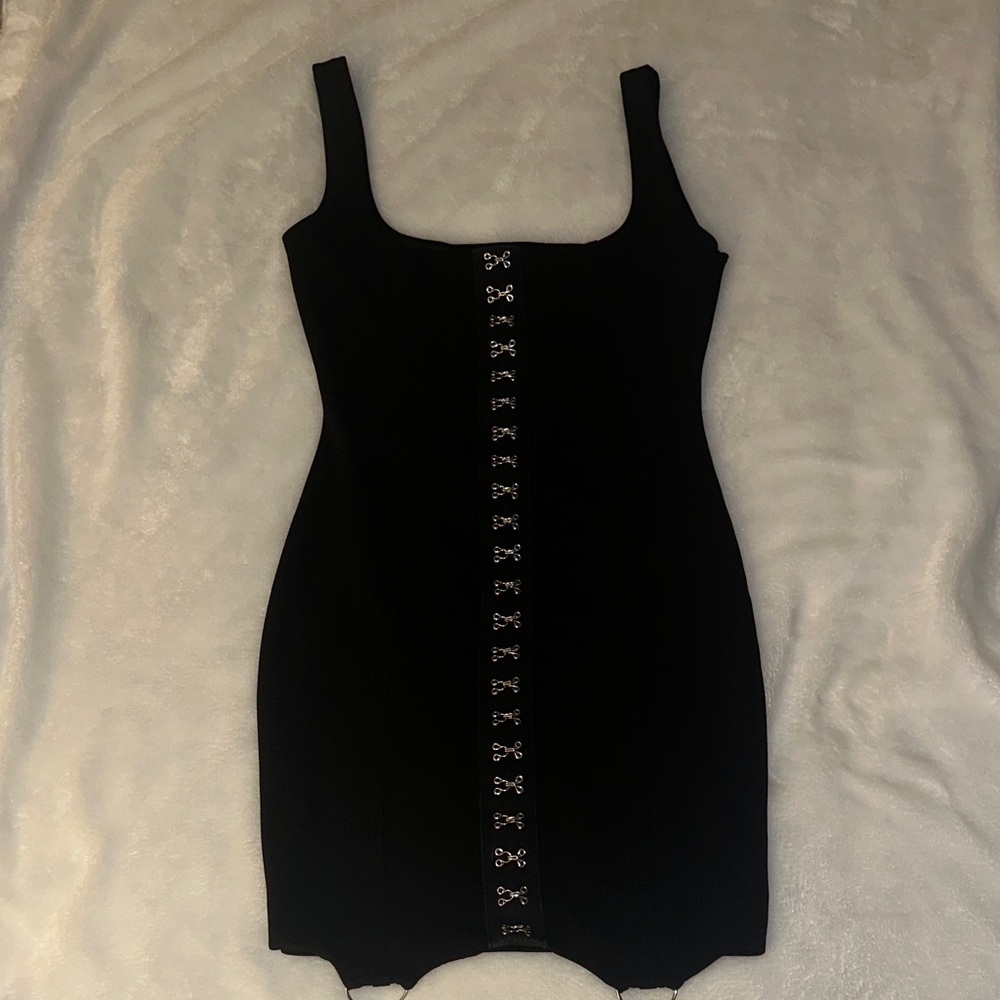 PrettyLittleThing Black Mini Dress